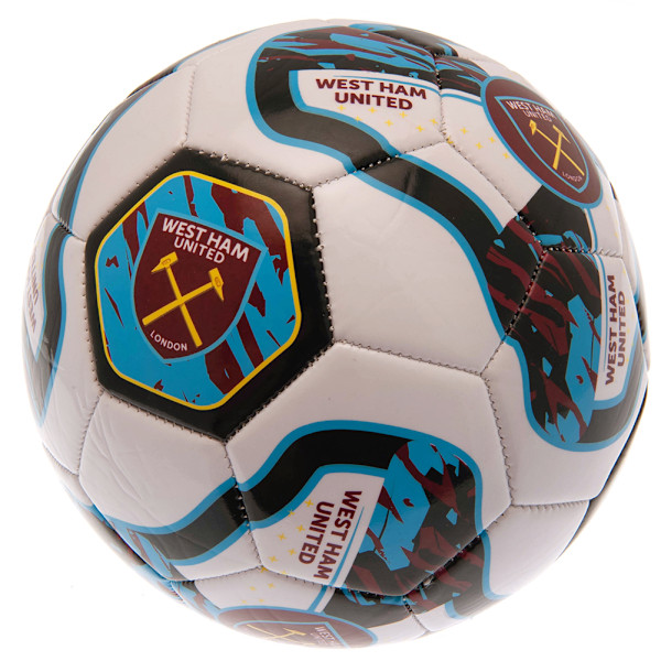 West Ham United FC Tracer Fotboll 5 Claret Red/Blue/White Claret Red/Blue/White 5