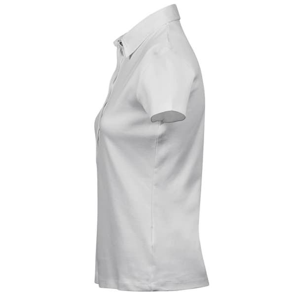 Tee Jays Dam Pima Cotton Interlock Stitching Pikétröja Cement XXL