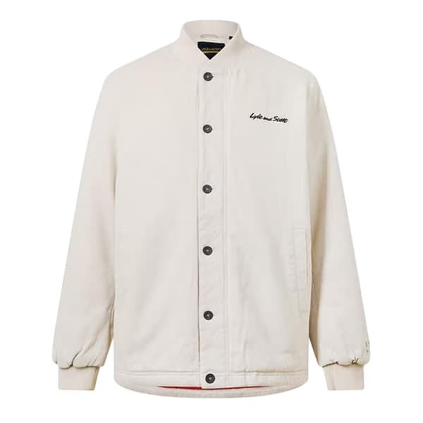 Lyle & Scott Herr Logotyp Vadderad Jacka L Beige Beige L