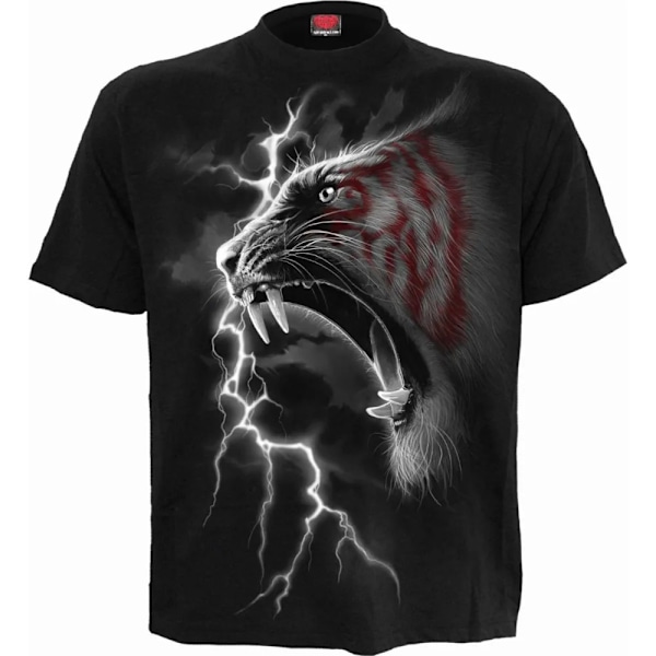 Spiral Direct Unisex Mark Of The Tiger T-shirt S Svart Black S