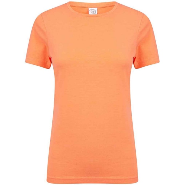 SF Dam/Kvinnor Feel Good T-Shirt XS Korall Coral XS