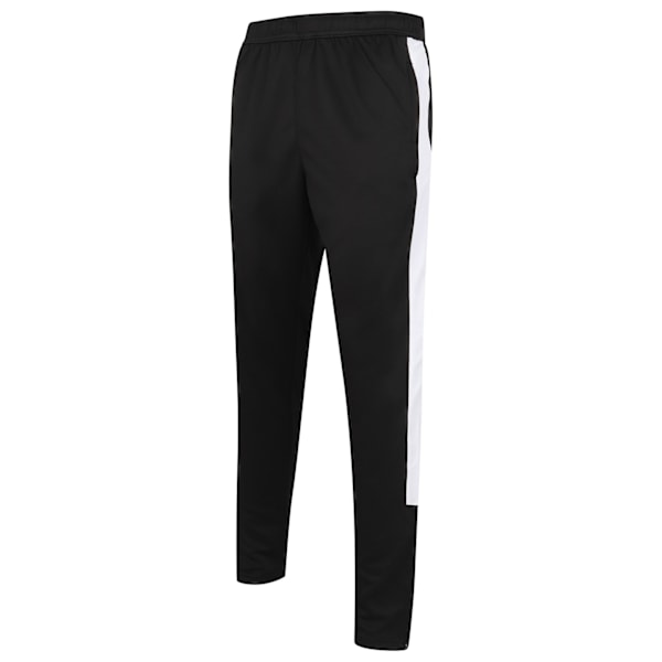 Finden & Hales Unisex Vuxen Spårbyxor Bottoms XS Svart/Vit Black/White XS