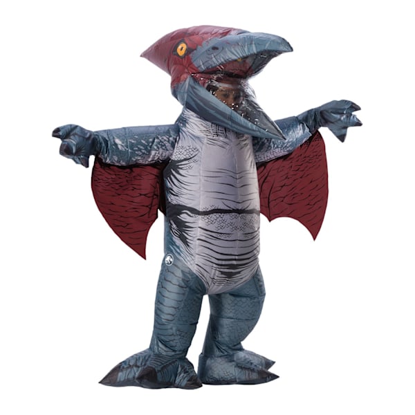 Jurassic World Unisex Vuxen Pteranodon Uppblåsbar Dräkt One S Grey One Size