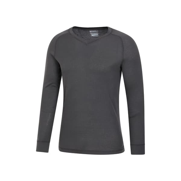 Mountain Warehouse Talus V-ringad Termotopp för Män XL Grå Grey XL