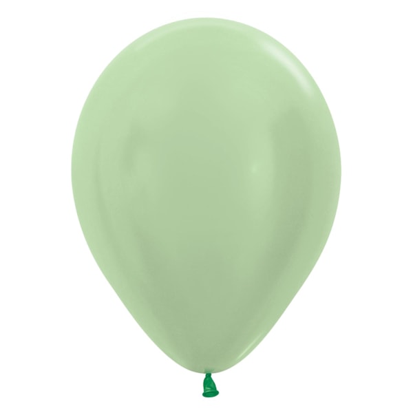 Amscan Sempertex Satin Solid Latex Ballonger (Förpackning om 50) En Storlek Grön Green One Size