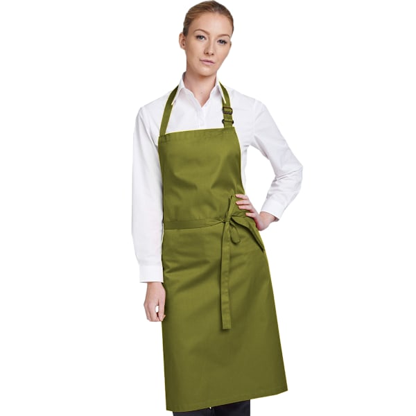 Dennys Flerfärgad Haklappsförkläde 28x36 tum En Storlek Oliv Olive One Size