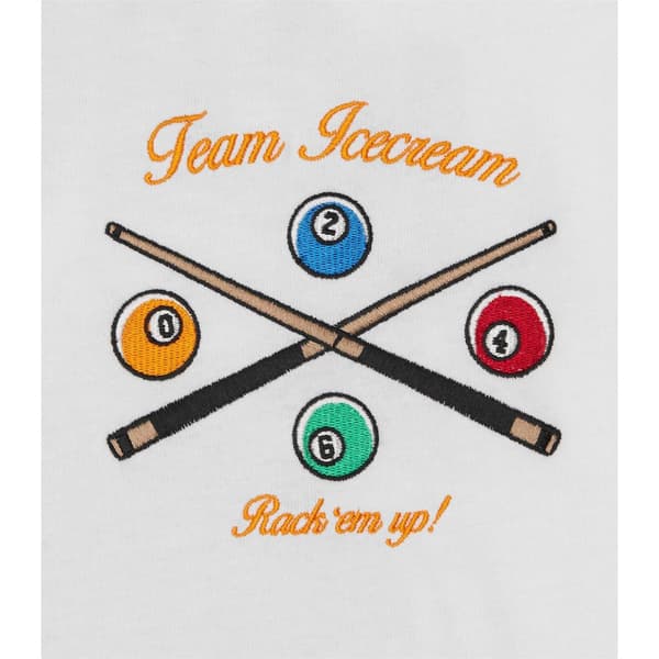 ICECREAM Herr Grafiskt Tryck Regular T-Shirt L Vit White L