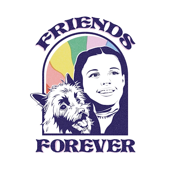 Trollkarlen från Oz Unisex Vuxen Friends Forever Sweatshirt M Vani Vanilla M