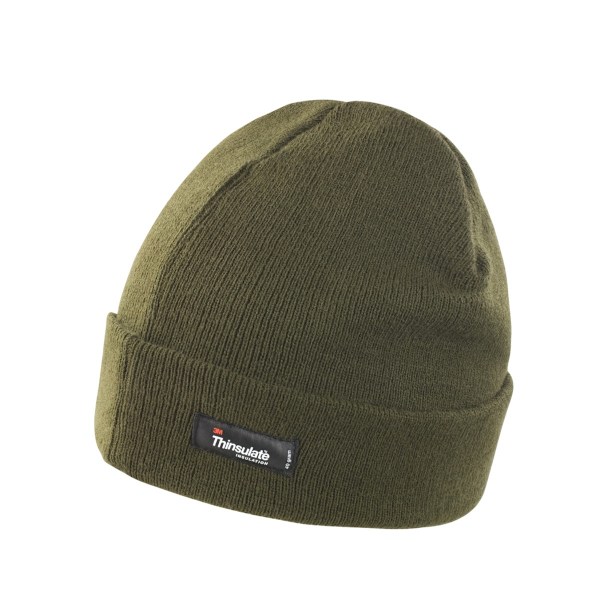 Result Unisex Lättvikts Termisk Vinter Thinsulate Mössa (3M 40g Olive One Size
