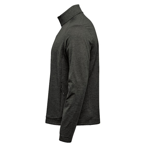 Stormtech Treeline Performance Track Jacket för män L Svartmelerad Black Heather L