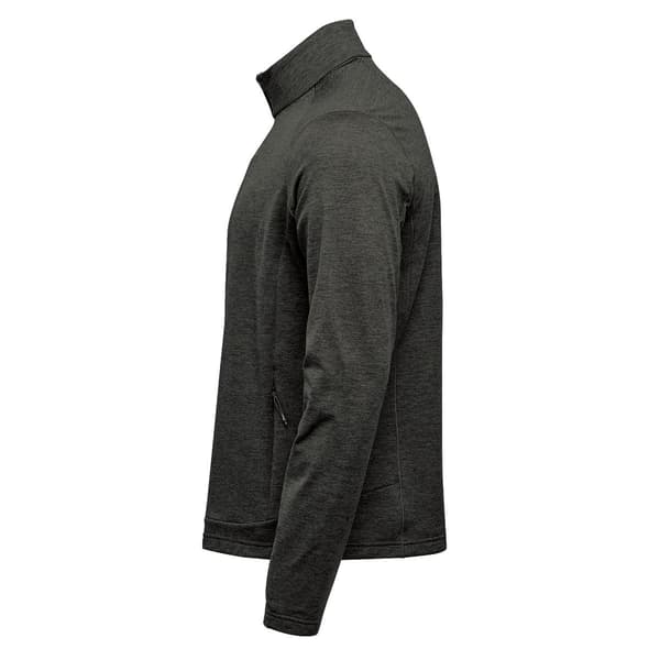 Stormtech Treeline Performance Track Jacket för män S Svartmelerad Black Heather S