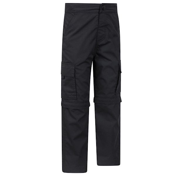 Mountain Warehouse Barnkläder/Barn Konvertibla Aktiva Byxor 9 Black 9-10 Years