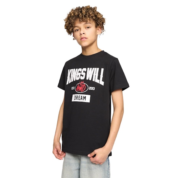 Kings Will Dream Boys Knockout T-Shirt S Svart Black S