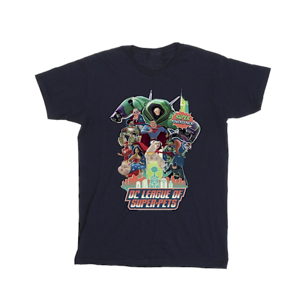 DC Comics Girls DC Comics DC League Of Super-Pets Super Powered Navy Blue 9-11 Years