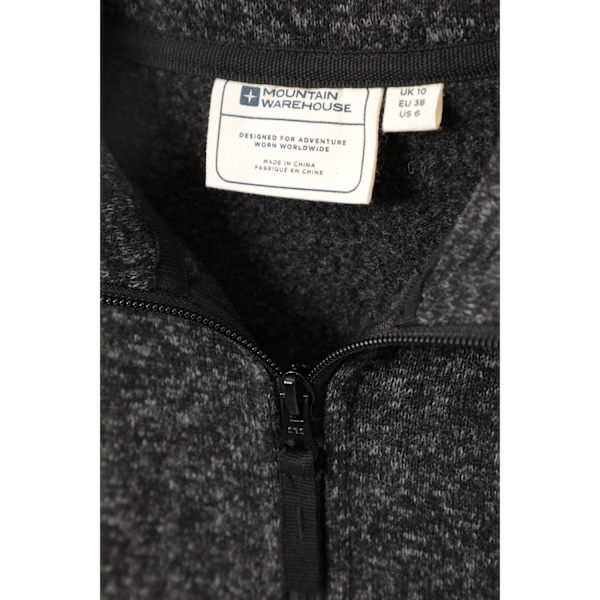 Mountain Warehouse Dam/Damer Idris Panelad Fleecejacka 1 Black 18 UK
