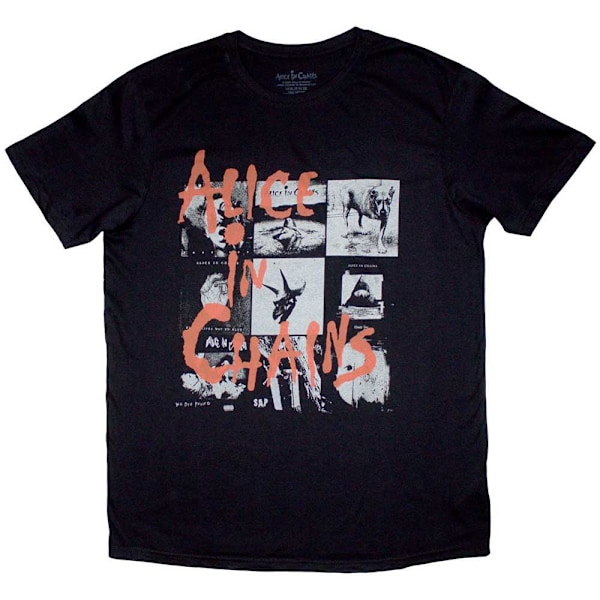 Alice In Chains Unisex Vuxen Album Montage T-Shirt XL Svart Black XL
