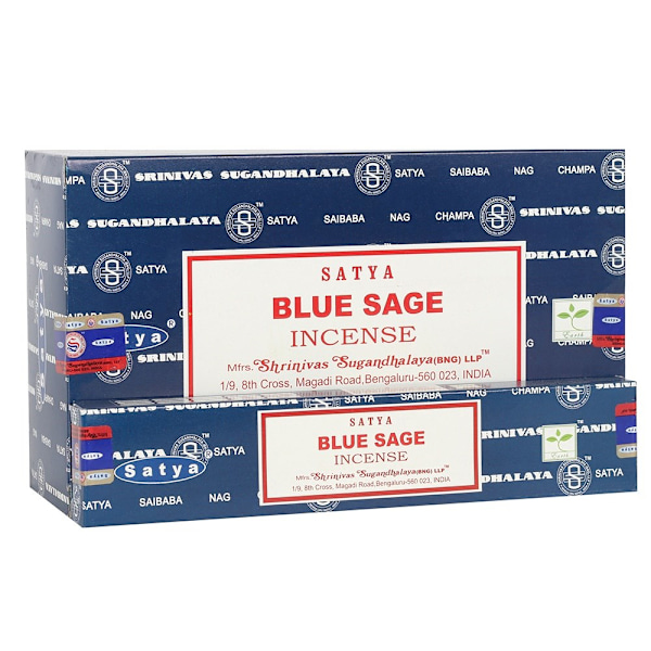 Something Different Satya Blue Sage Rökelsepinnar (12-pack) O Blue One Size