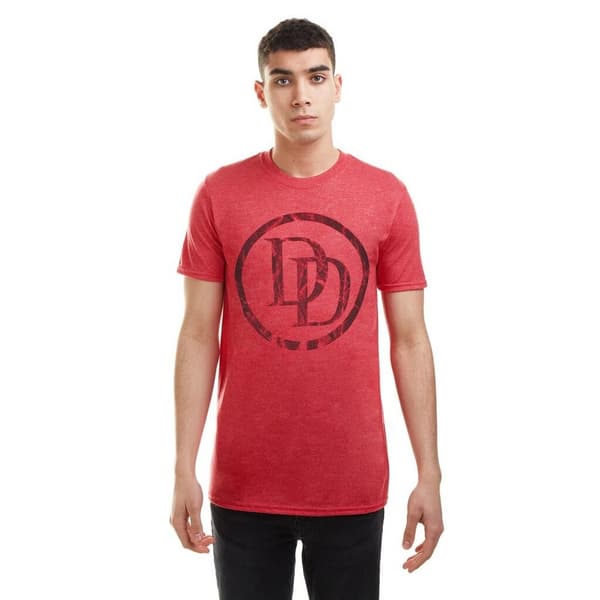 Daredevil Herr Logo Heather T-Shirt M Röd Red M