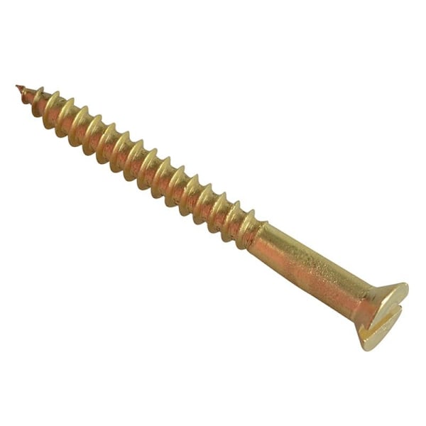 Forgefix Träskruvar, Spårskruv, Försänkt, Mässing 1.1/2in x 6 ForgePack Multi Colour 1.1/2in x 6 ForgePack 12
