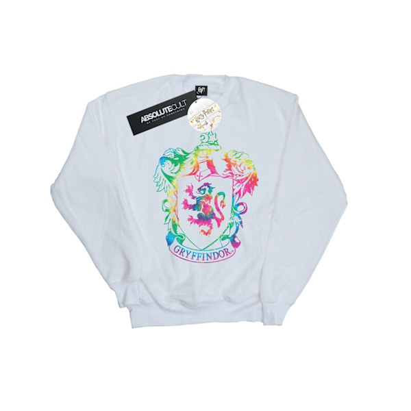 Harry Potter Herr Gryffindor Crest Tie Dye Infill Sweatshirt XX White XXL