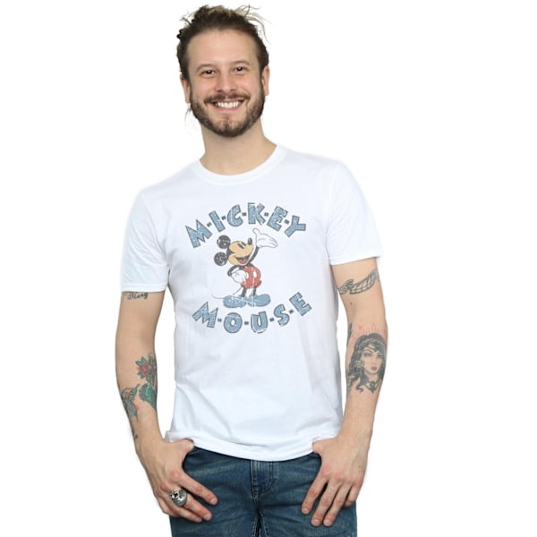 Disney herr Mickey Mouse Dash T-shirt L vit White L