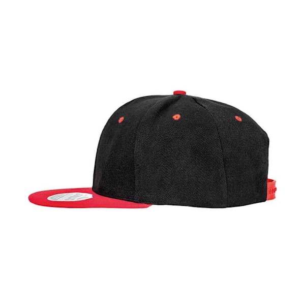 Result Headwear Unisex Vuxen Bronx Kontrast Snapback Cap One Si Black/Red One Size