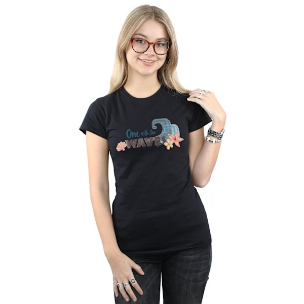 Disney Dam/Kvinnor Moana One With The Waves Bomull T-shirt L Black L