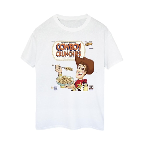 Disney Dam/Damer Leksak Story Woody Cowboy Crunchies Bomull Boyfriend T-Shirt XXL Vit White XXL