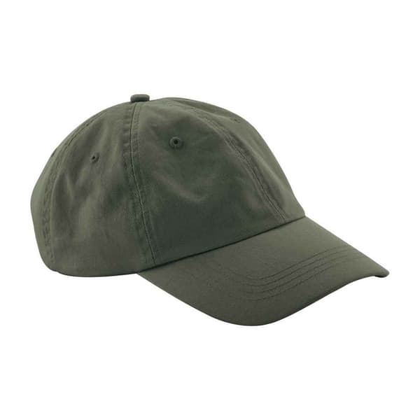Beechfield Barn/Barn 6-Panel Lågprofil Baseballkeps One Olive Green One Size
