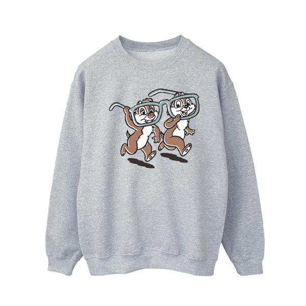 Disney Herr Chip ´n Dale Glasögon Sweatshirt S Sports Grey Sports Grey S