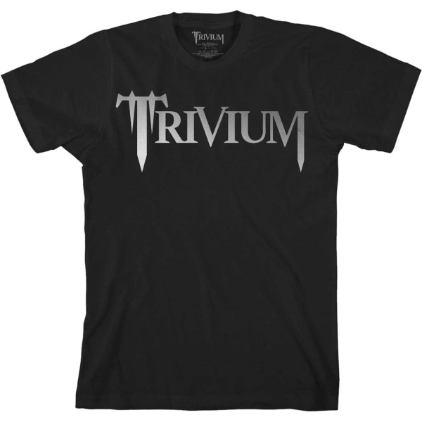 Trivium Unisex Adult Metallic Logo T-Shirt L Svart Black L