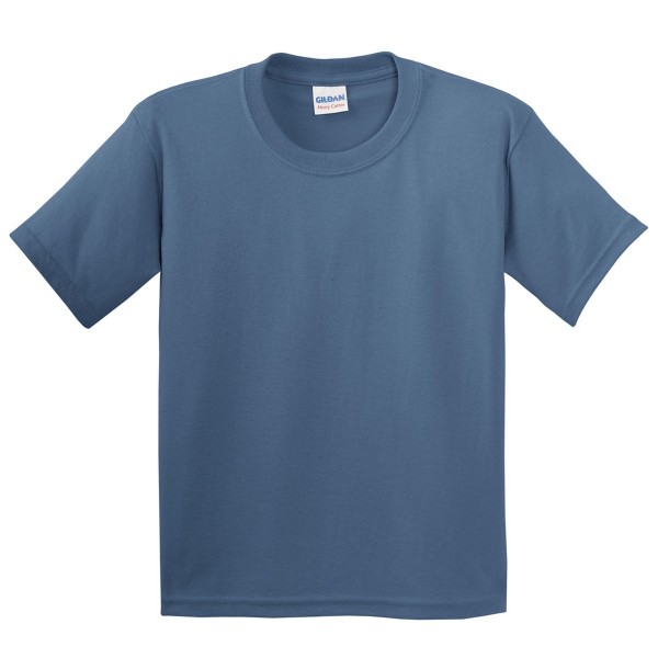 Gildan Barns Unisex T-shirt i kraftig bomull (paket med 2) S Indi Indigo Blue S