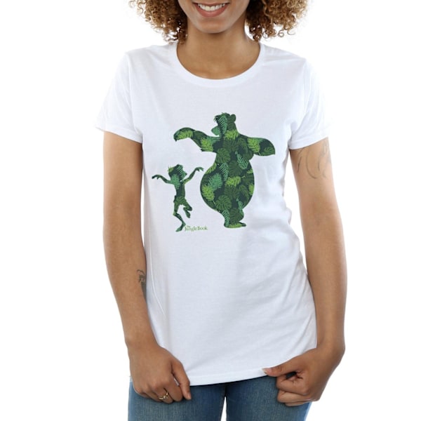 Djungelboken Dam/Dam Mowgli Och Baloo Dans Bomull T-shirt White XL