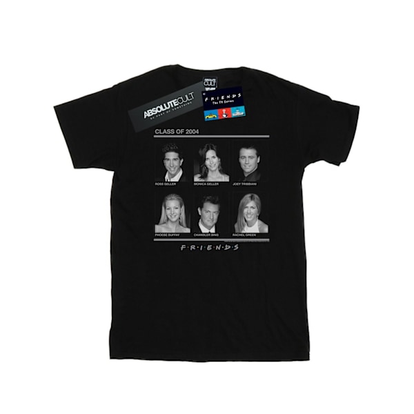 Friends Dam/Damer Klass Av 2004 Bomull Pojkvän T-Shirt M Black M