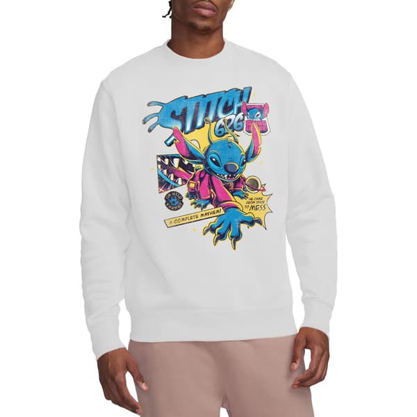 Lilo & Stitch Unisex Vuxen 626 Comic Sweatshirt M Vit White M