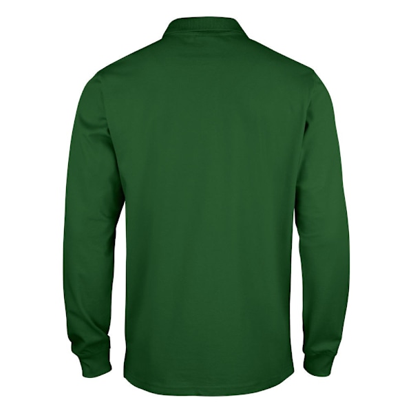 Clique Classic Lincoln Long-Sleeved Polo Shirt XS Bottle Green Bottle Green XS