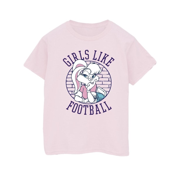 Looney Tunes Dam/Damer Lola Bunny Flickor Gillar Fotboll Cotto Baby Pink XL