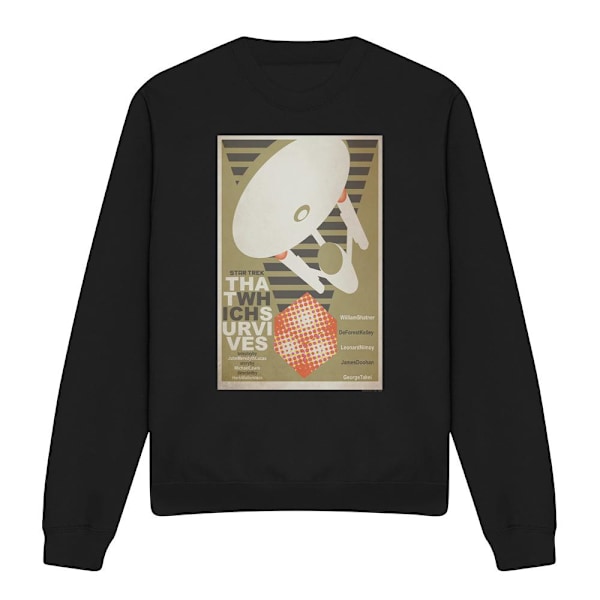 Star Trek Unisex Vuxen The Original Series Avsnitt 72 Sweatshirt Black XL