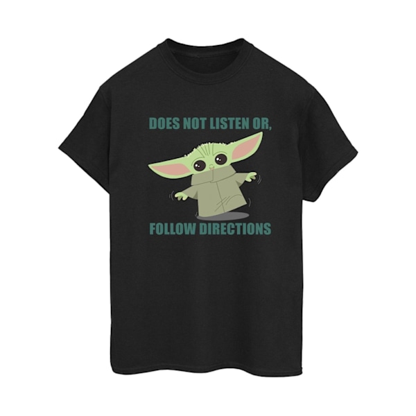 Star Wars Dam/Damer The Mandalorian Grogu Lyssnar Inte C Black M