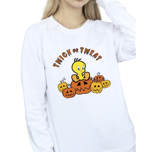 Looney Tunes Twick or Tweat tröja för dam/dam XL Vit White XL