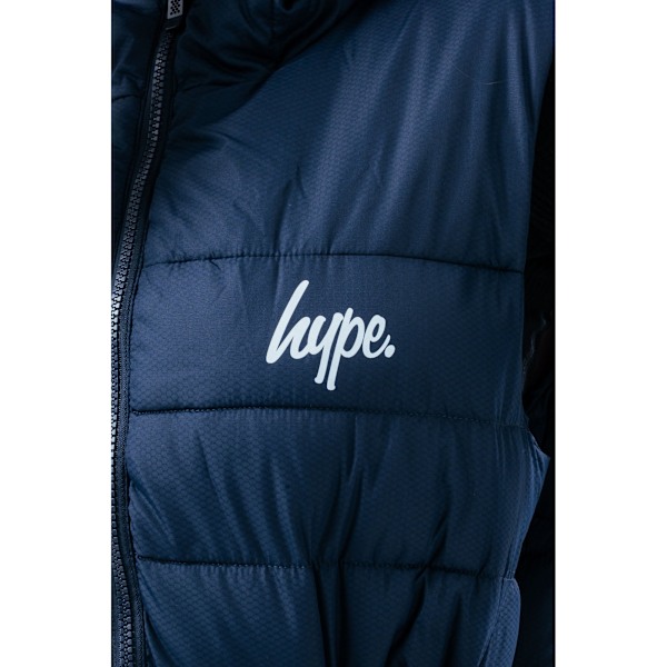 Hype Barn/Barn Gilet 13-14 År Marinblå/Rosa Navy/Pink 13-14 Years