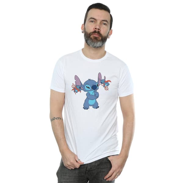 Disney Herr Lilo och Stitch Little Devils T-shirt M Vit White M