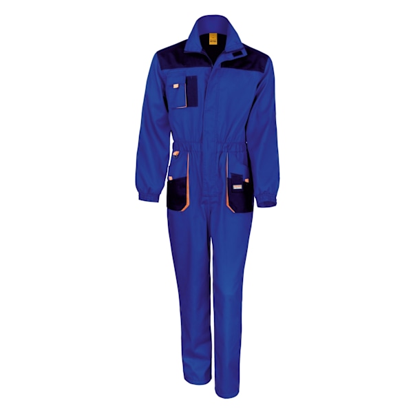 Result Unisex Work-Guard Lite arbetskläder Overall (Andas och vindtät) Royal / Navy / Orange XS