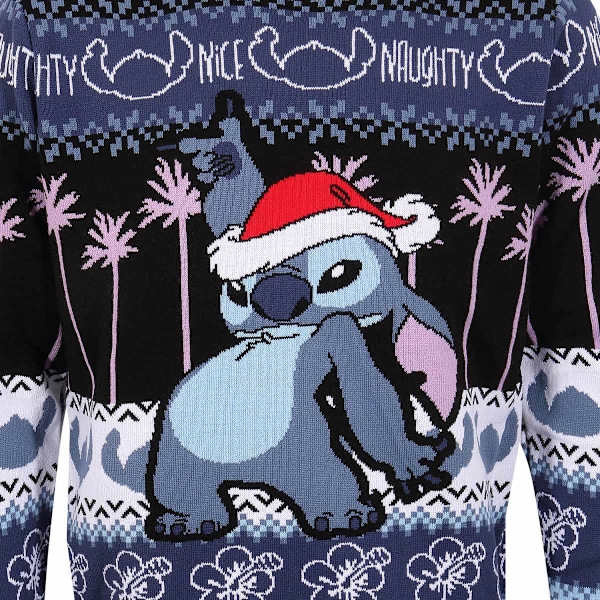 Lilo & Stitch Unisex Vuxen Yoo Hoo Stickad Tröja S Flerfärgad Multicoloured S