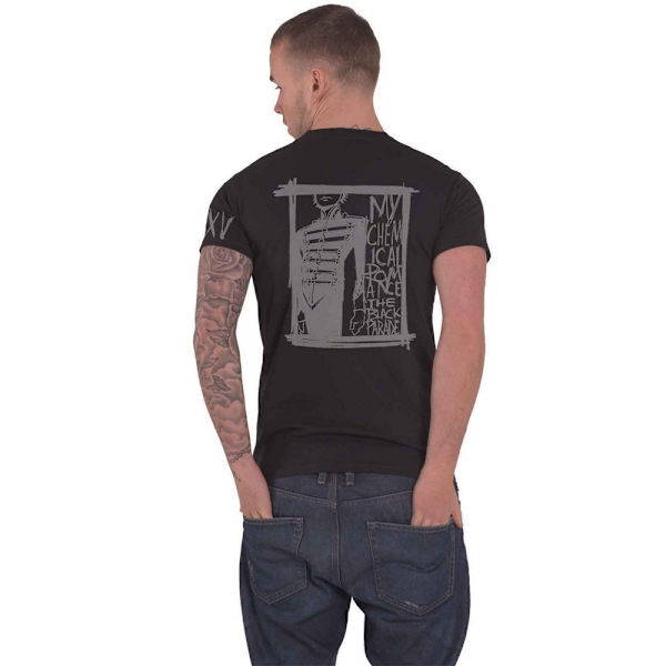 My Chemical Romance Unisex Adult XV Marching Frame Bomull T-shirt Black XXL