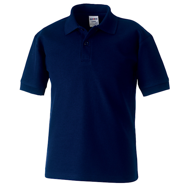 Jerzees Schoolgear Barn 65/35 Pique Poloskjorta 7-8 Franska French Navy 7-8