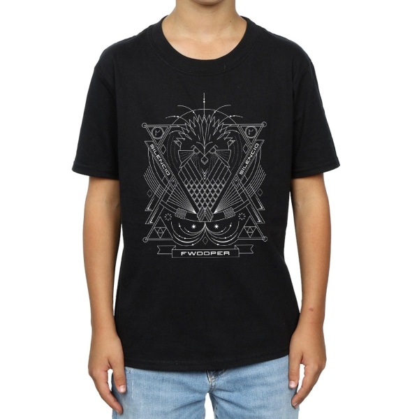 Fantastic Beasts Boys Fwooper Icon T-shirt 12-13 år Svart Black 12-13 Years