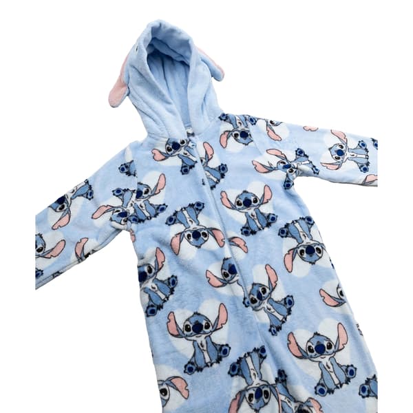 Lilo & Stitch Flickor Stitch Allt-i-ett Nattkläder 7-8 År Blå Blue 7-8 Years