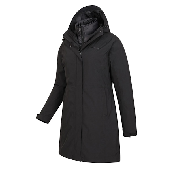 Mountain Warehouse Womens/Ladies Alaskan Long 3 i 1 Jacka 20 Jet Black 20 UK