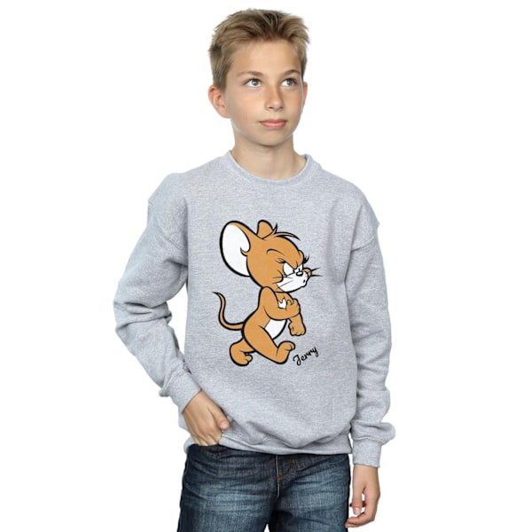 Tom och Jerry Pojkar Arg Mus Bomullströja 12-13 År Sp Sports Grey 12-13 Years